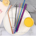 reusable stainless steel drinking straws